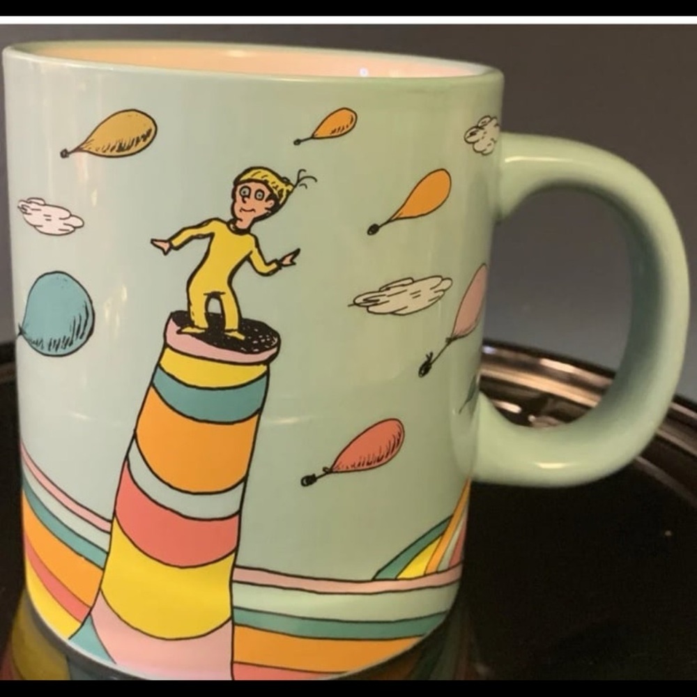 Dr. Seuss “Oh The Places You’ll Go” Coffee Ceramic Mug Tea Cup 16 Fl. Oz - Picture 3 of 5